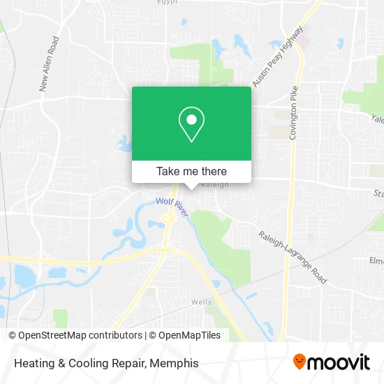 Heating & Cooling Repair map