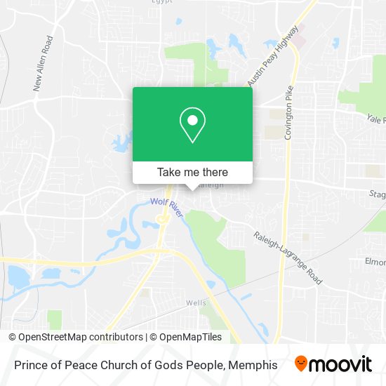 Mapa de Prince of Peace Church of Gods People