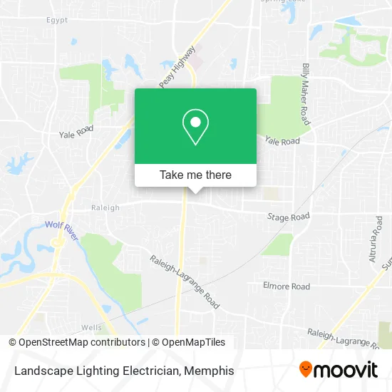 Landscape Lighting Electrician map