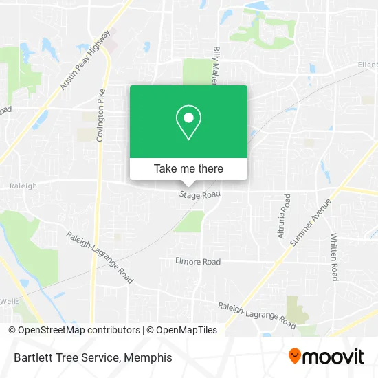 Bartlett Tree Service map