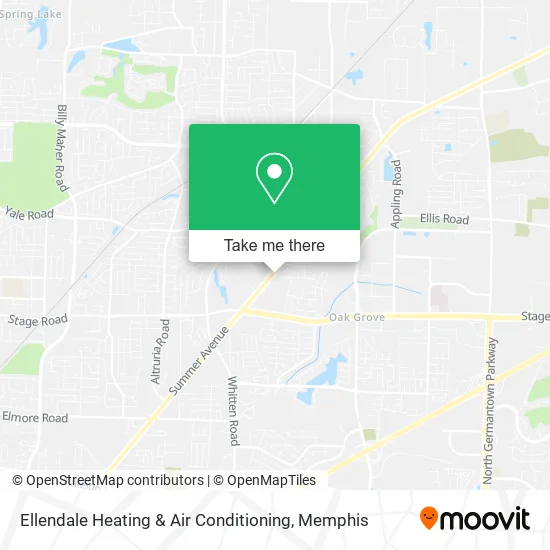 Mapa de Ellendale Heating & Air Conditioning