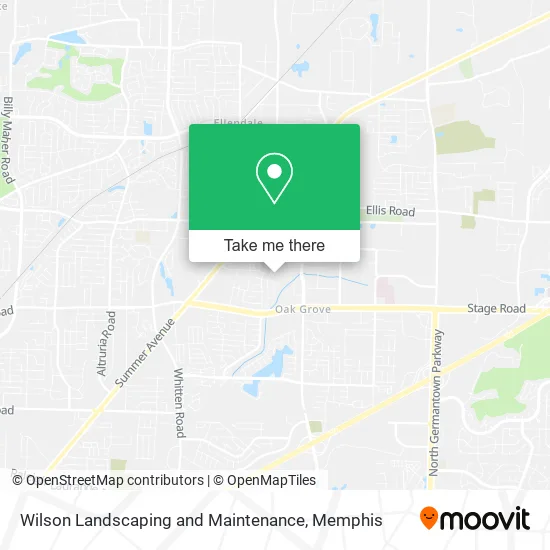 Wilson Landscaping and Maintenance map
