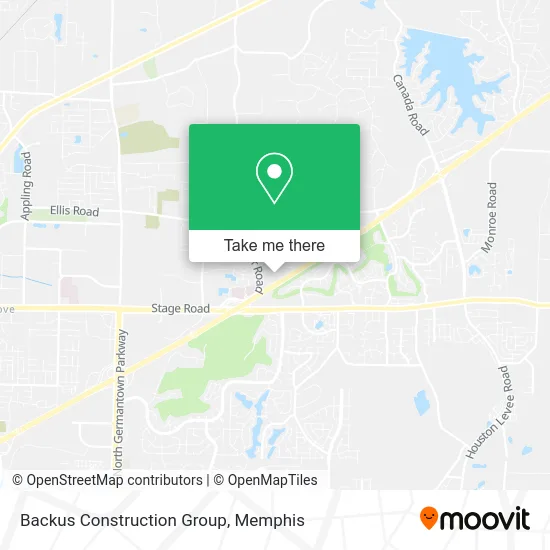 Backus Construction Group map