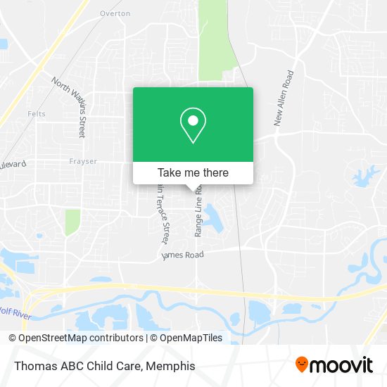 Thomas ABC Child Care map