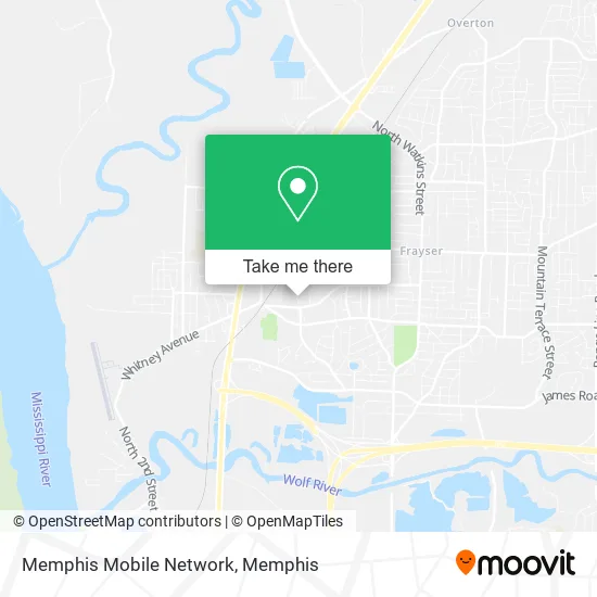 Memphis Mobile Network map