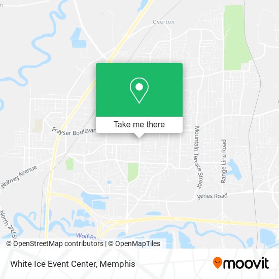 Mapa de White Ice Event Center
