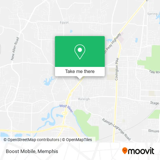 Boost Mobile map