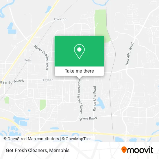 Get Fresh Cleaners map