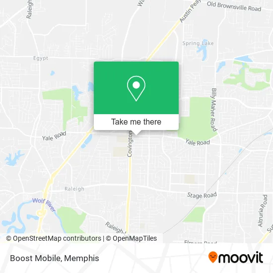 Boost Mobile map