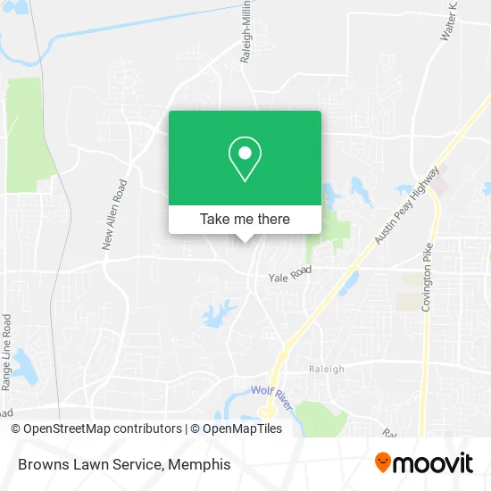 Browns Lawn Service map