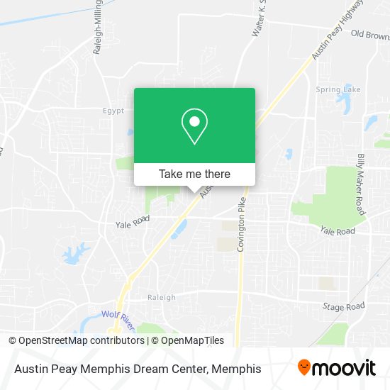 Mapa de Austin Peay Memphis Dream Center