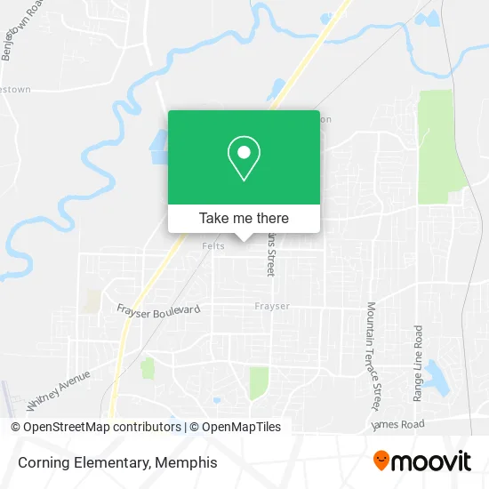 Corning Elementary map