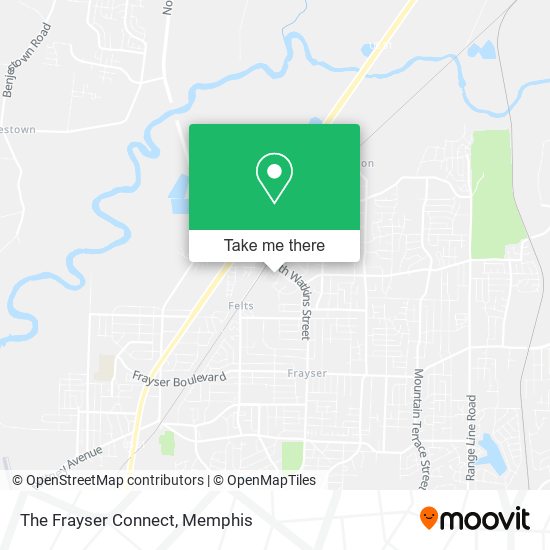 The Frayser Connect map