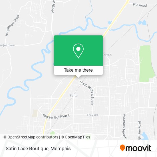 Satin Lace Boutique map