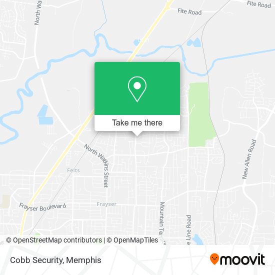 Cobb Security map