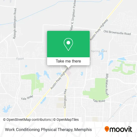Work Conditioning Physical Therapy map