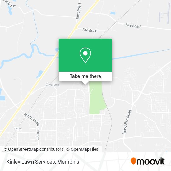 Kinley Lawn Services map