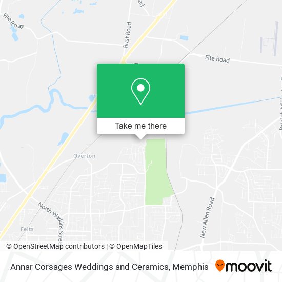 Mapa de Annar Corsages Weddings and Ceramics