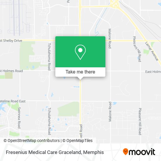 Mapa de Fresenius Medical Care Graceland