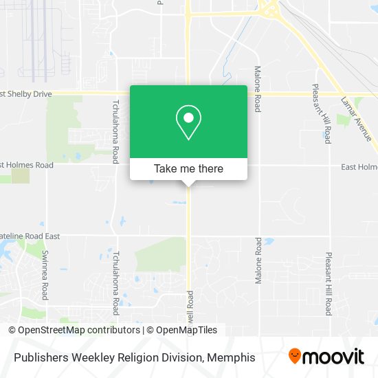 Publishers Weekley Religion Division map