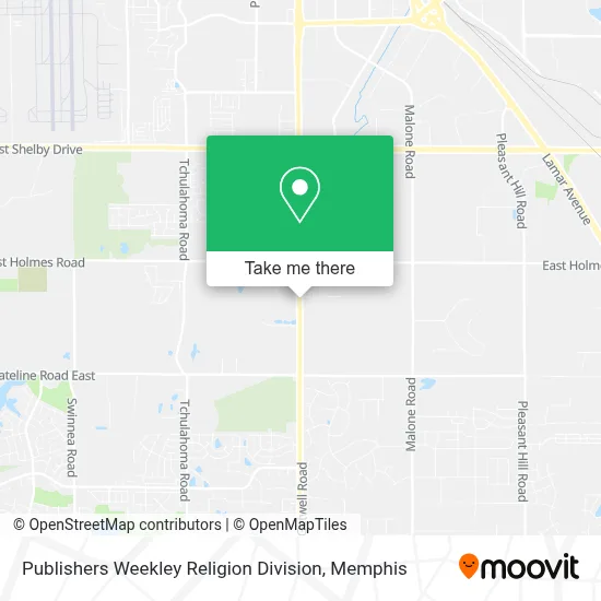 Publishers Weekley Religion Division map