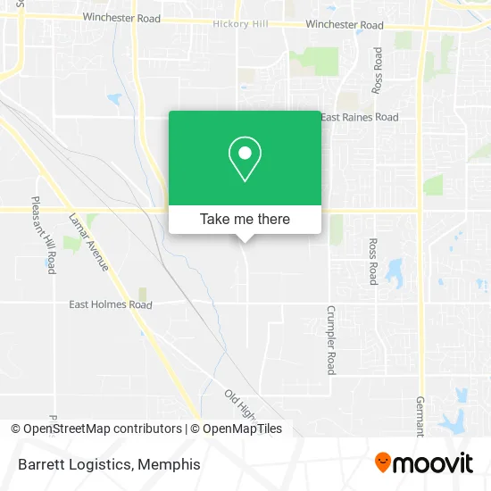 Barrett Logistics map