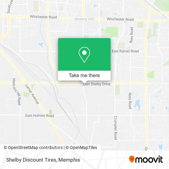 Shelby Discount Tires map