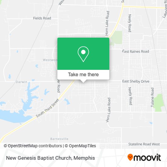 Mapa de New Genesis Baptist Church