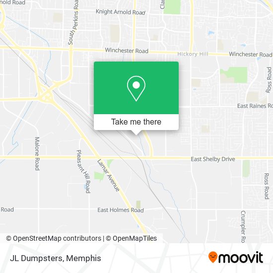 Mapa de JL Dumpsters