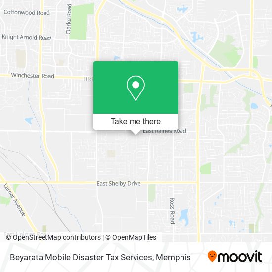 Beyarata Mobile Disaster Tax Services map