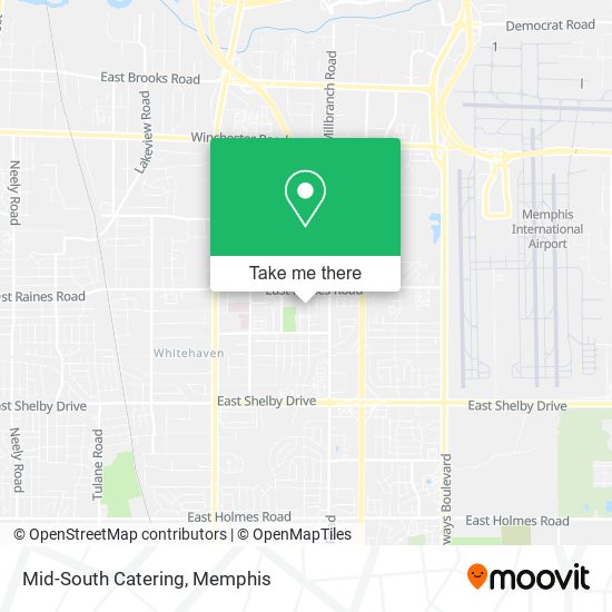 Mid-South Catering map