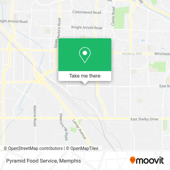 Pyramid Food Service map