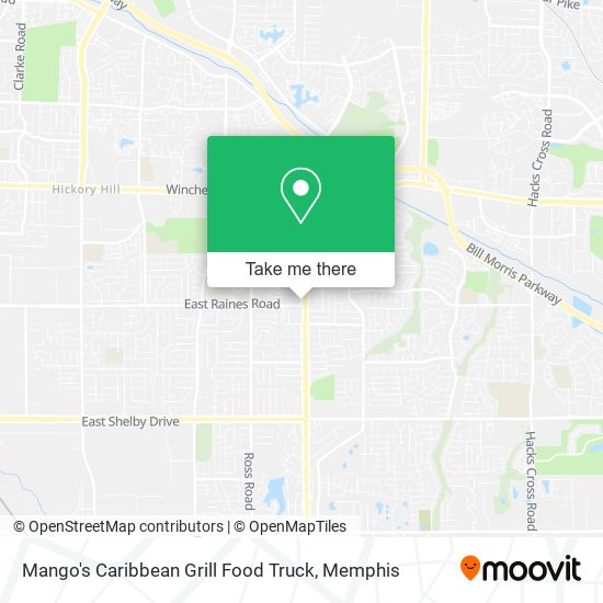 Mango's Caribbean Grill Food Truck map