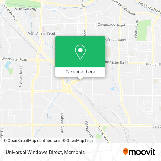 Mapa de Universal Windows Direct