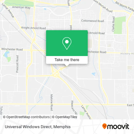Mapa de Universal Windows Direct