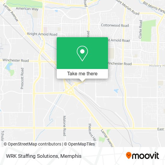 WRK Staffing Solutions map