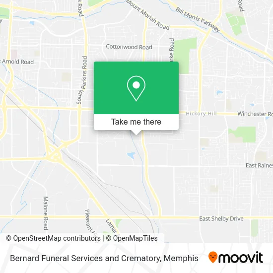 Bernard Funeral Services and Crematory map