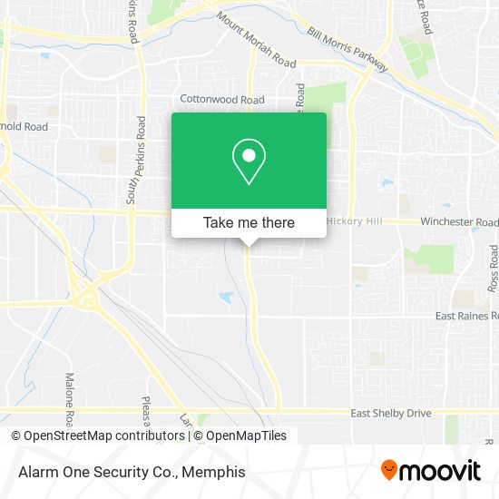 Alarm One Security Co. map