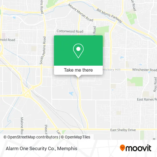 Alarm One Security Co. map