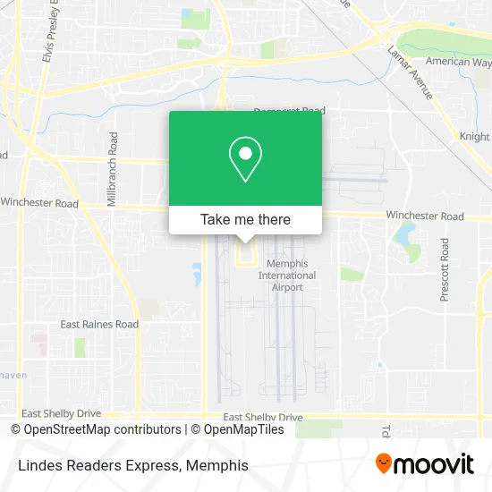 Lindes Readers Express map