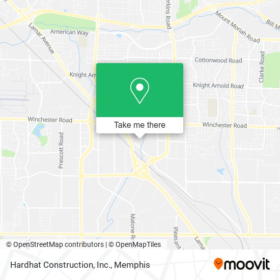 Mapa de Hardhat Construction, Inc.