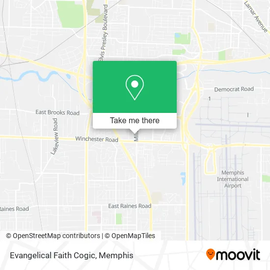 Mapa de Evangelical Faith Cogic