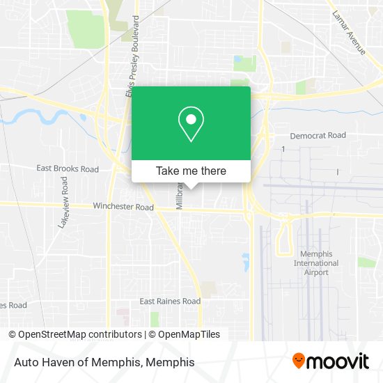 Mapa de Auto Haven of Memphis