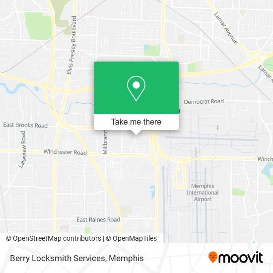Berry Locksmith Services map