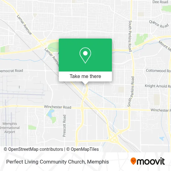 Perfect Living Community Church map