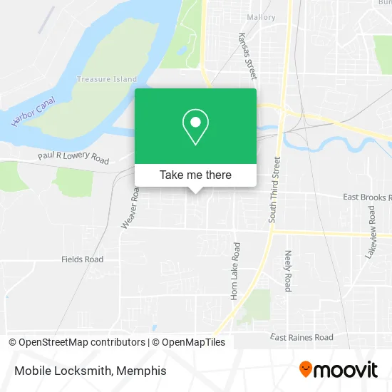 Mobile Locksmith map