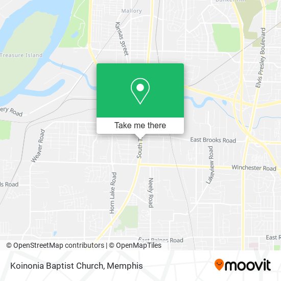 Koinonia Baptist Church map