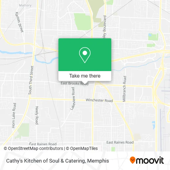 Mapa de Cathy's Kitchen of Soul & Catering