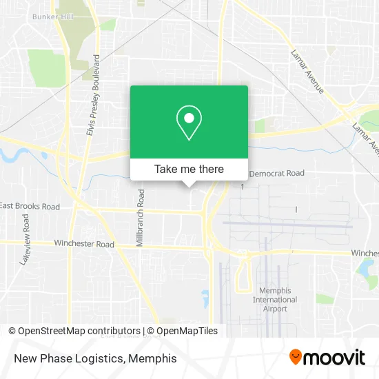 New Phase Logistics map