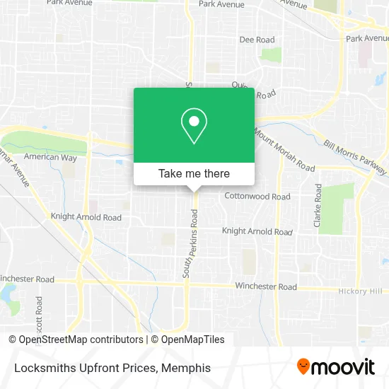 Locksmiths Upfront Prices map